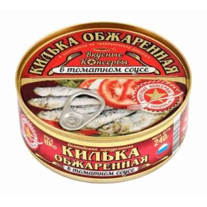 Консервы КИЛЬКА В ТОМАТЕ обжаренная 240г