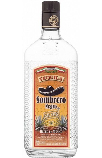 Текила Sombrero Negro Silver, 0.7 л